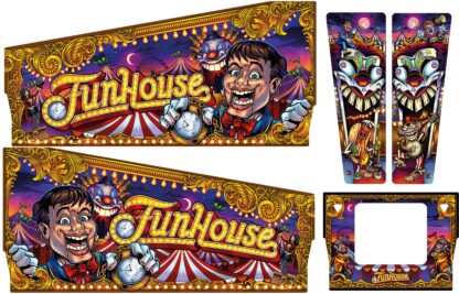 Funhouse Remake LE cabinet decals